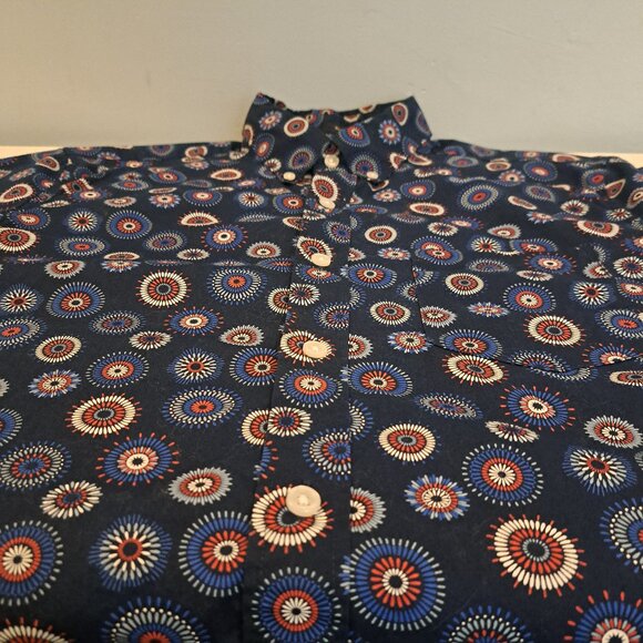 J. Crew Men's Medium Flex Washed Slim Fit Short Sleeve Shirt Style #BG955 - Picture 6 of 13